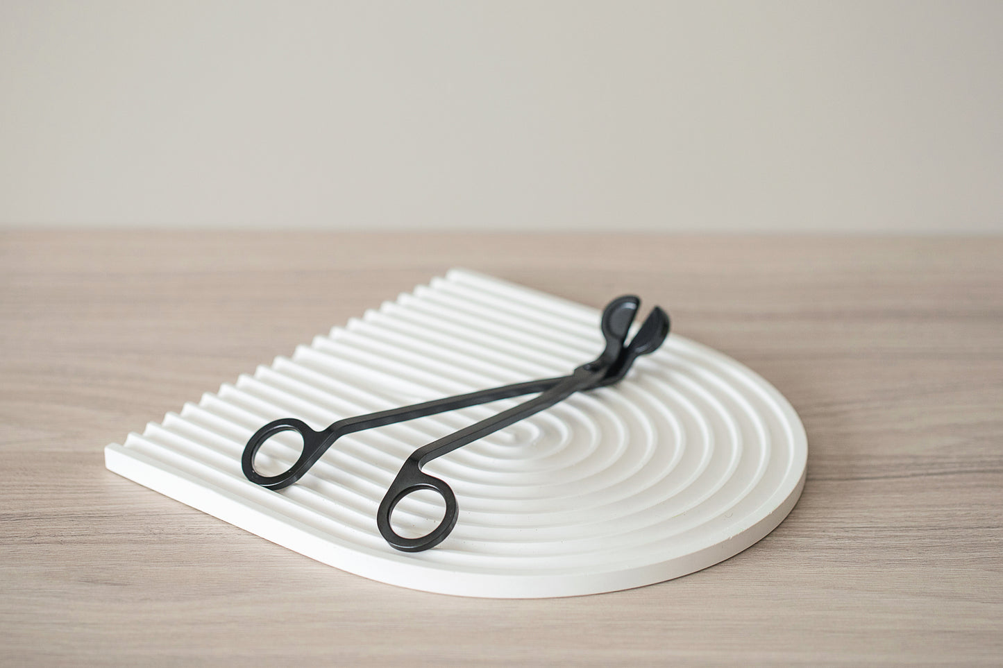 Candle Wick Trimmer - Black Stainless Steel Scissors for Candle Care