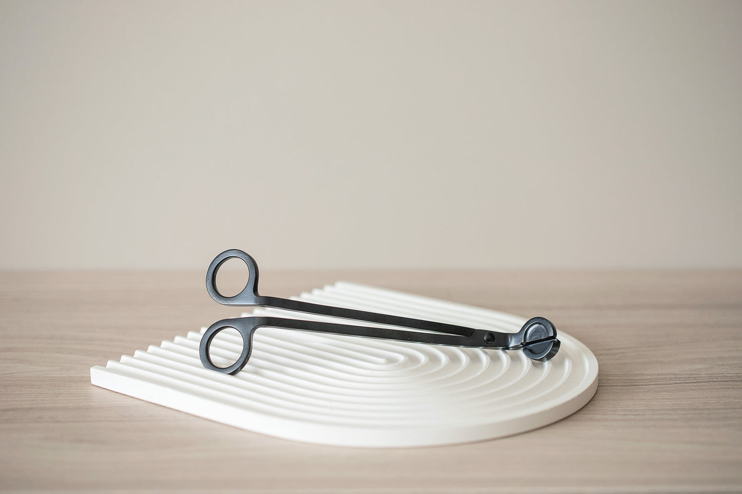 Candle Wick Trimmer - Black Stainless Steel Scissors for Candle Care