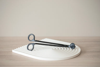 Candle Wick Trimmer - Black Stainless Steel Scissors for Candle Care